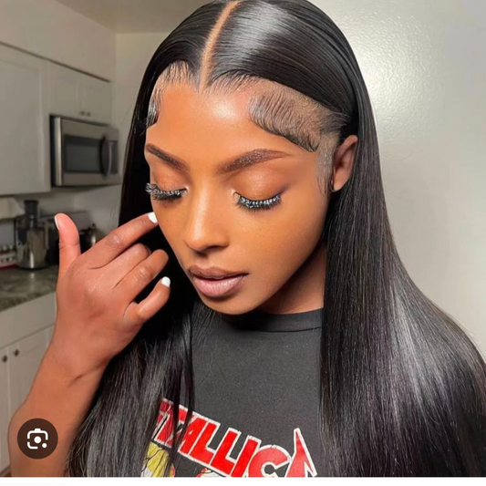 5x5 Transparent Lace Closure Wig